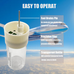 Generic 12oz Aviation Jar holds a full sample with easy handling