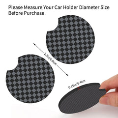 Includes two car coasters for a coordinated, tidy cabin.