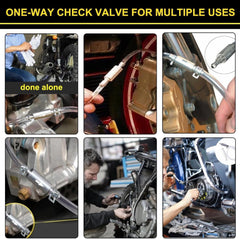 Generic universal bleeder kit fits motorcycles, cars, ATVs, and scooters.
