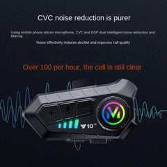 Generic intercom with USB-C charging for fast top-ups between rides.