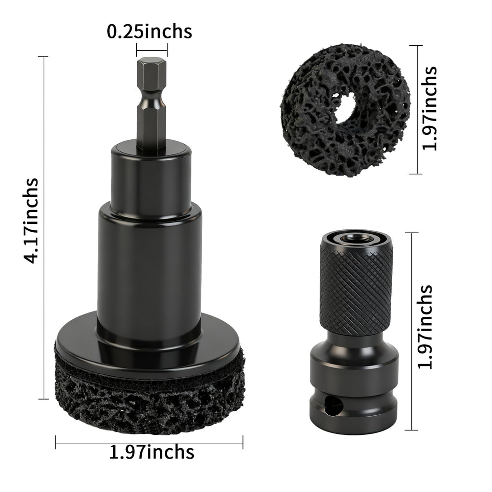 Generic Wheel Hub Cleaning Tool ABS housing close-up highlighting durability