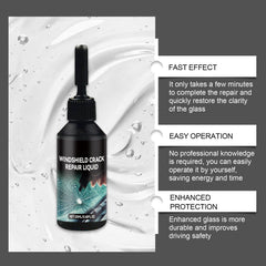 Generic windshield repair kit wide-application across glass surfaces