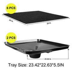 GENNIZZ six oil drain splash pads cushion leaks and protect floors