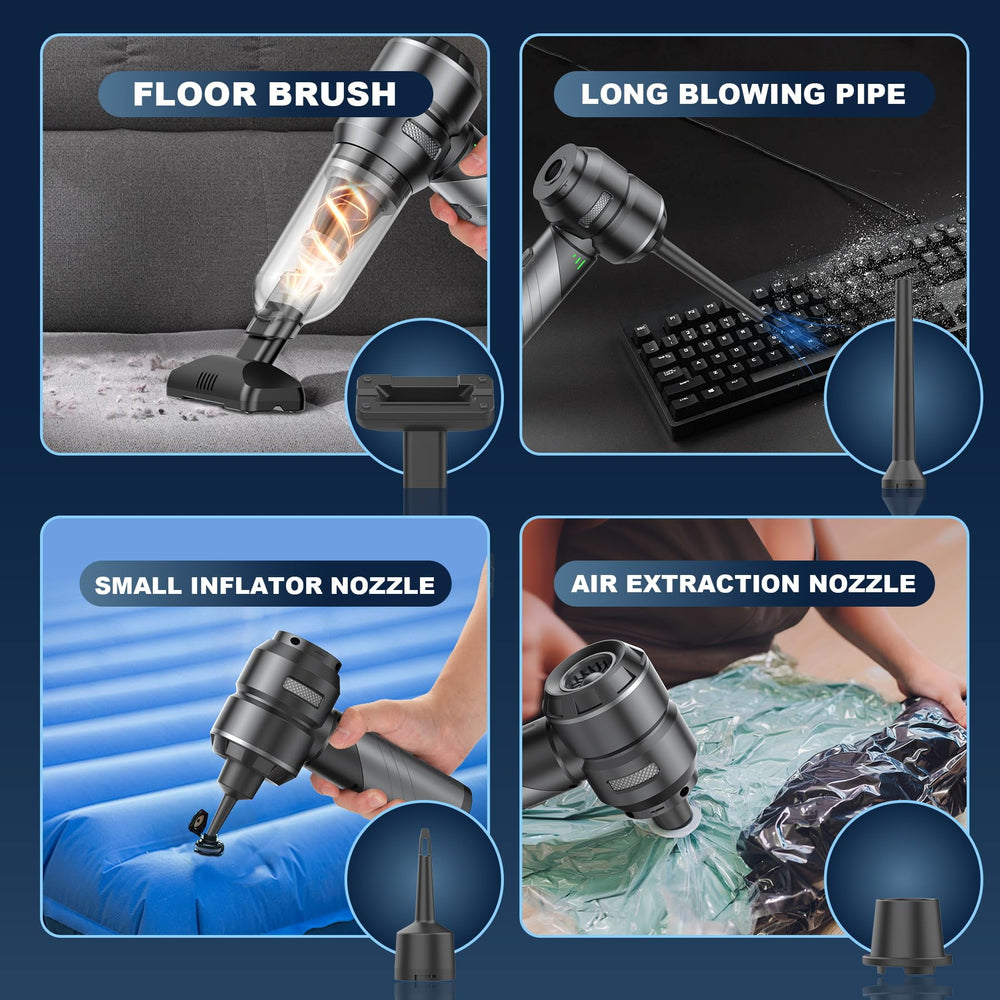 GenTant ultra-lightweight 1.1 lb vacuum for easy one-handed cleaning.
