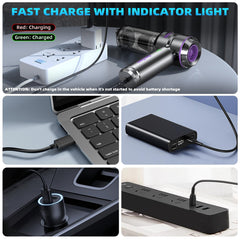 GenTant Mini Vacuum Type-C charging setup for fast, easy power