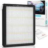 Geraatsch HEPA cabin filter closeup with activated carbon bean for odor control