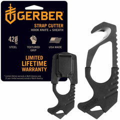Gerber Gear seatbelt cutter in compact pocket form for fast access