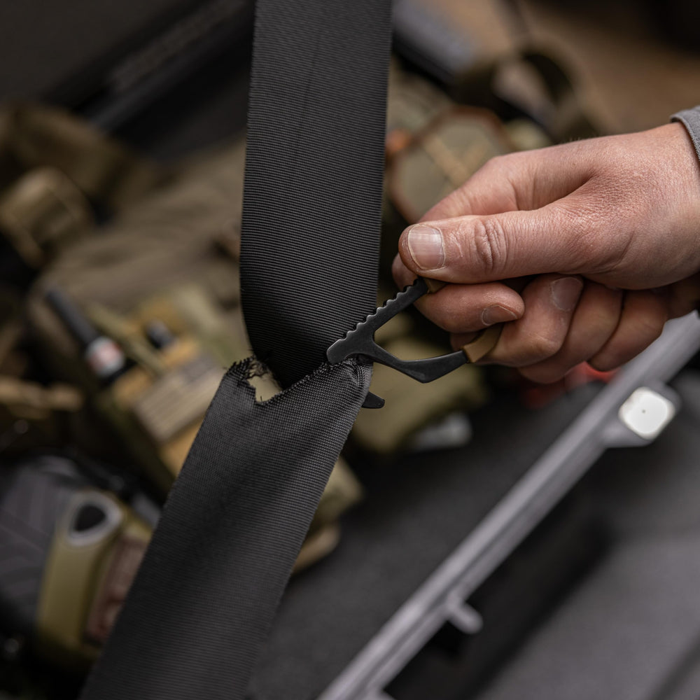 Gerber seatbelt cutter USA-made craftsmanship and durable construction.