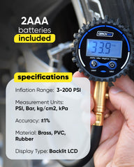GERCHWAY precise PSI readings for consistent monitoring.