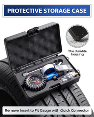 GERCHWAY quick-connect plug enables fast attachment to air compressors.