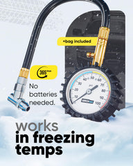 GERCHWAY motorcycle tire gauge ensuring reliable pressure checks