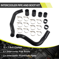GESEXI intercooler pipe clamp kit ready for installation ensures tight, leak-free connections.