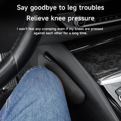 Console-area placement of Alcantane elbow rest pad in car interior