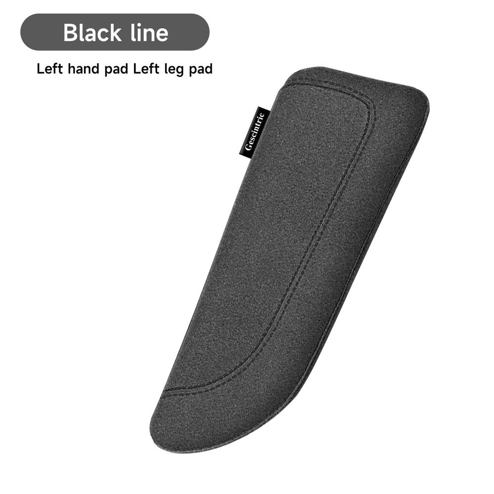 Long-drive comfort with Alcantane elbow rest pad enhancing driving experience