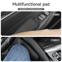 Close-up of memory foam core within Alcantane elbow rest pad