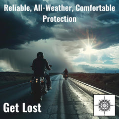 Get Lost Helmets microfiber cloth keeps lenses clean between rides.