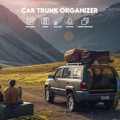 Getally trunk organizer collapsible design ideal for groceries and auto supplies.
