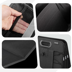 Getally trunk organizer fits cars, SUVs, and trucks for better cargo management.