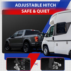 Geteen high-strength steel hitch with durable dual-layer finish