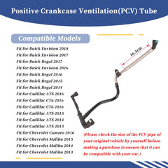 Getfarway PCV tube for Cadillac CT6 install shows straightforward replacement.