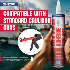 GH1200 5200 flexible sealant tolerates vibrations and movement