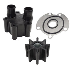Step-by-step installation visual for GHmarine water-pump kit.
