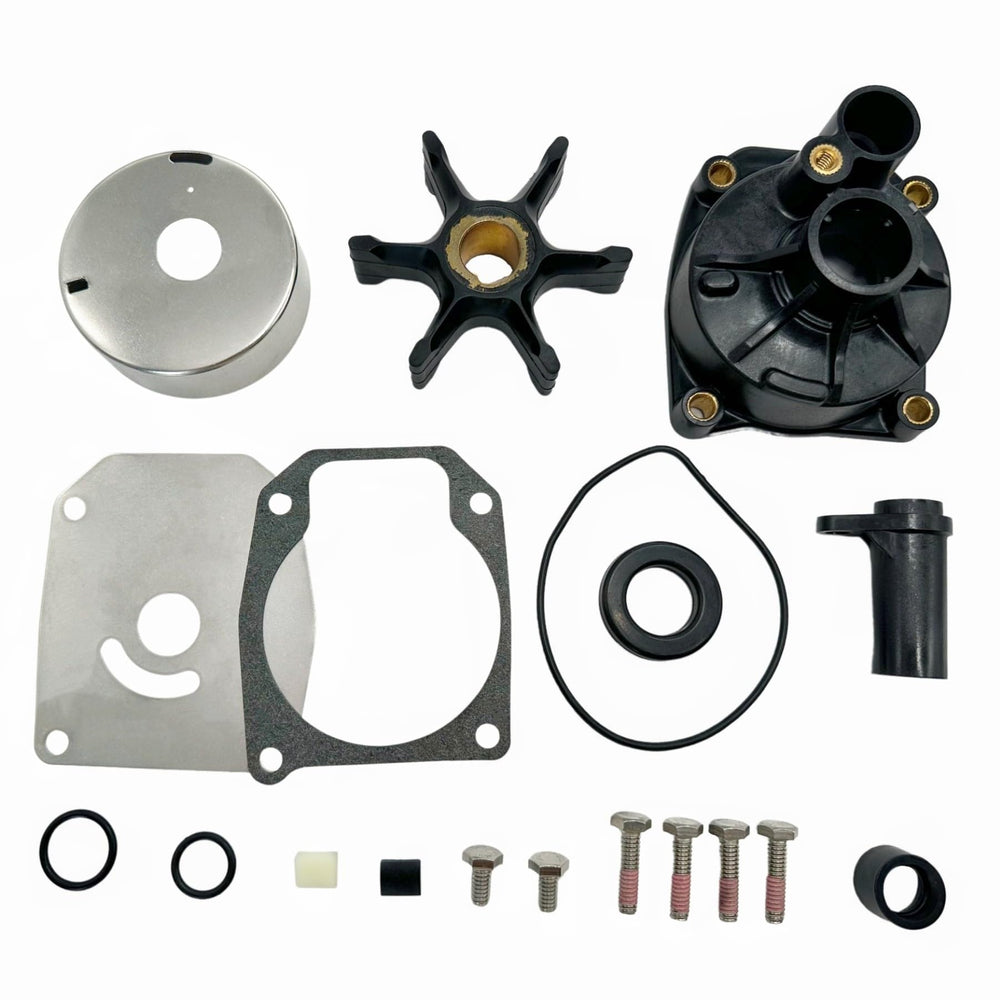 GHmarine water pump rebuild kit housing for Johnson Evinrude engines enhances pump durability and service life.