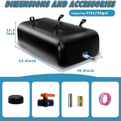 GHOSOONE foldable water bag demonstrates compact storage after camping.