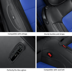 GIANT PANDA perforated cushion design supports heated and cooled seats