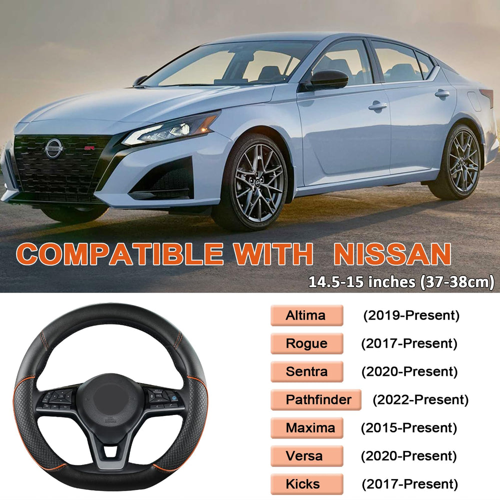 GIANT PANDA D Shape wheel cover Altima Sentra boosts comfort and control.
