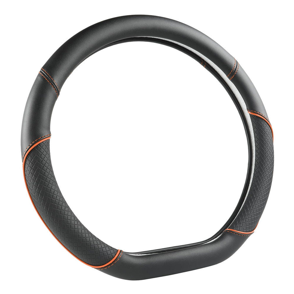 GIANT PANDA D Shape wheel cover black-orange-line adds stylish contrast.