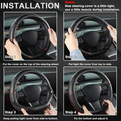 GIANT PANDA D Shape wheel cover decorative-design complements interior.