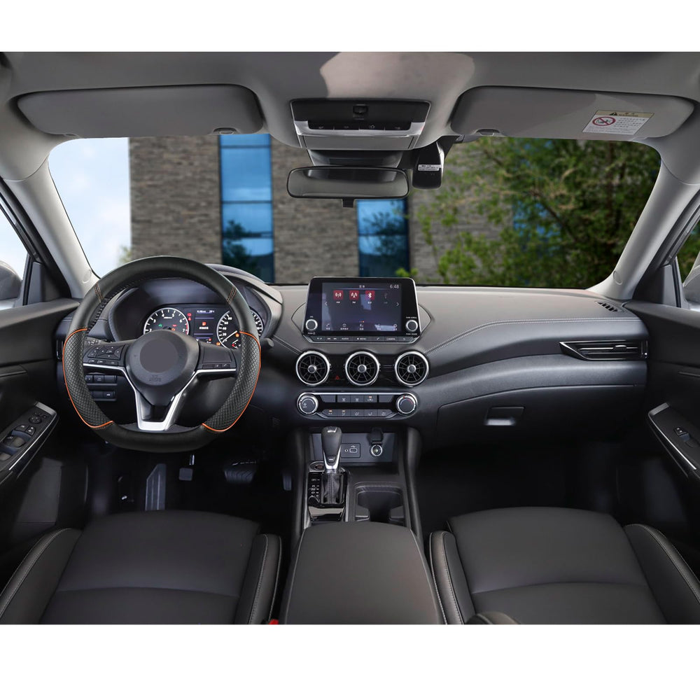 GIANT PANDA D Shape wheel cover microfiber-material close-up for durability.