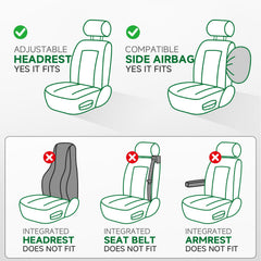 GIANT PANDA easy-care interior protection with durable, wipe-clean surface for Subaru Impreza