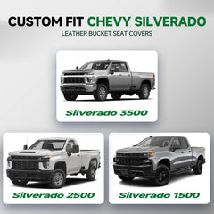 GIANT PANDA front seat cover materials detail shows PU leather and elastic back