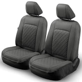 GIANT PANDA front seat covers on a Dodge Ram for a precise Crew and Quad Cab fit.