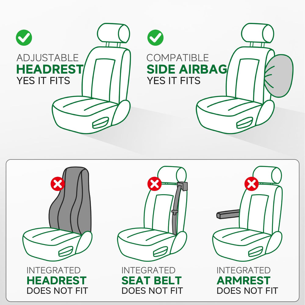 GIANT PANDA full-seat cover fitment demonstrates seamless interior upgrade.