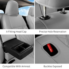 GIANT PANDA Pu leather cover features sturdy buckles and straps for secure fit