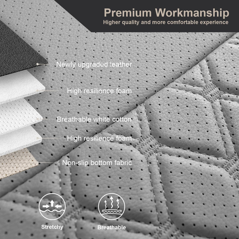 GIANT PANDA Pu leather is water-resistant for easier cleaning and protection
