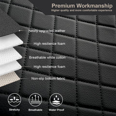 GIANT PANDA Rav4 diamond stitch detail adds modern look