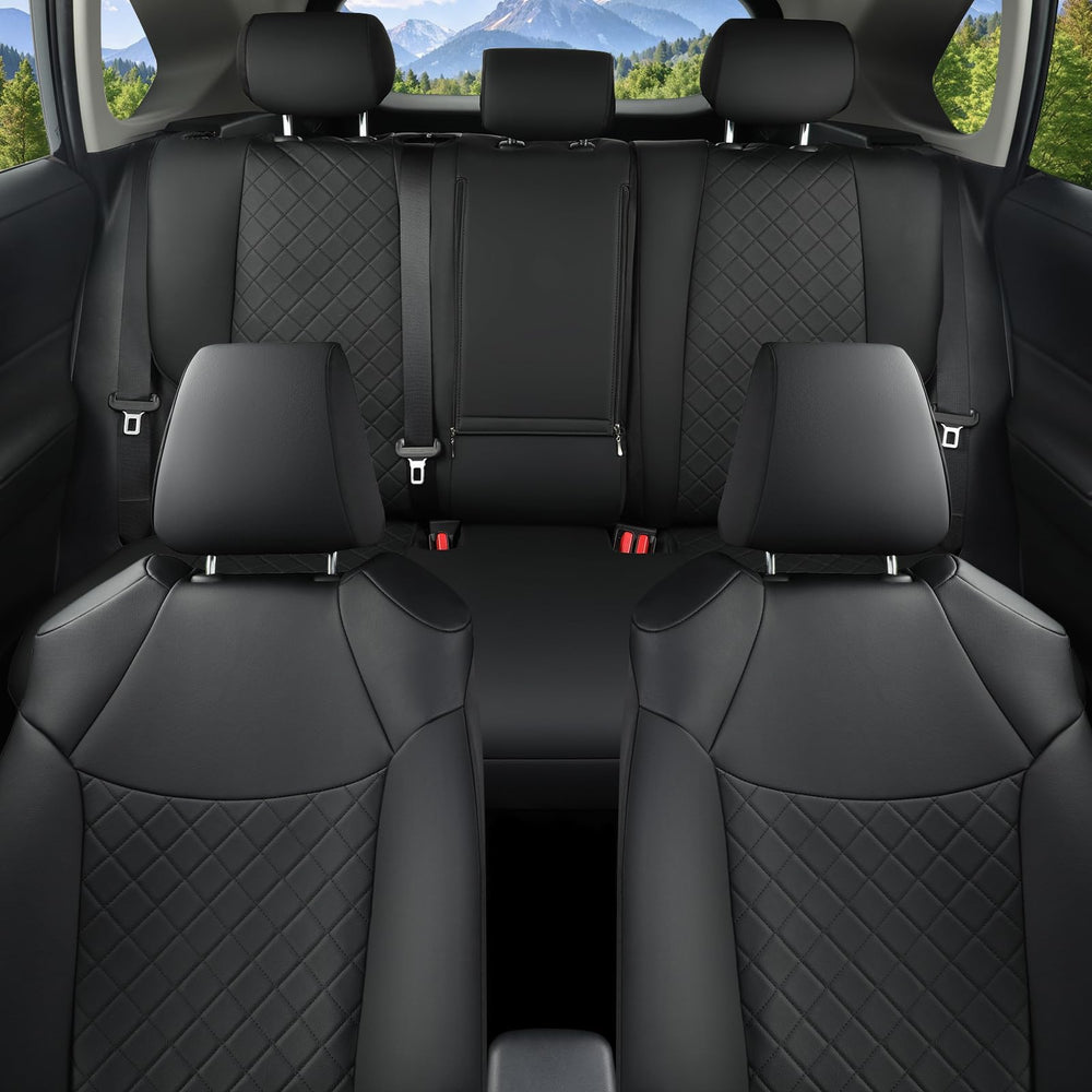 GIANT PANDA Rav4 front seat cover faux leather easy cleaning