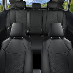 GIANT PANDA Rav4 front seat cover faux leather easy cleaning