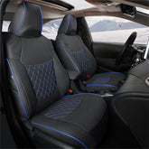GIANT PANDA front-left seat cover for Toyota Corolla L/LE 2020–2022 with blue accents and protection