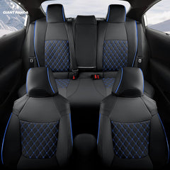 GIANT PANDA rear-seat cover for Toyota Corolla L/LE 2020–2022 in black-blue