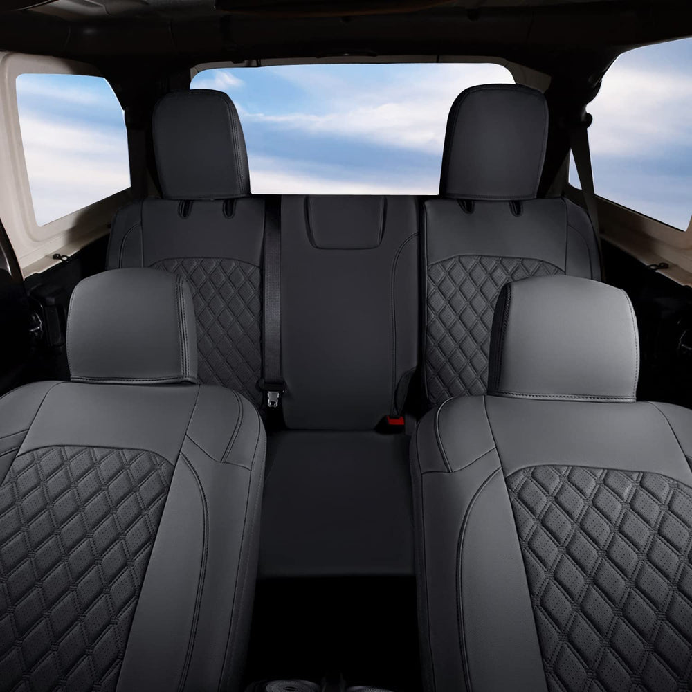 GIANT PANDA secure-fit Velcro and buckles on seat covers