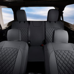 GIANT PANDA secure-fit Velcro and buckles on seat covers