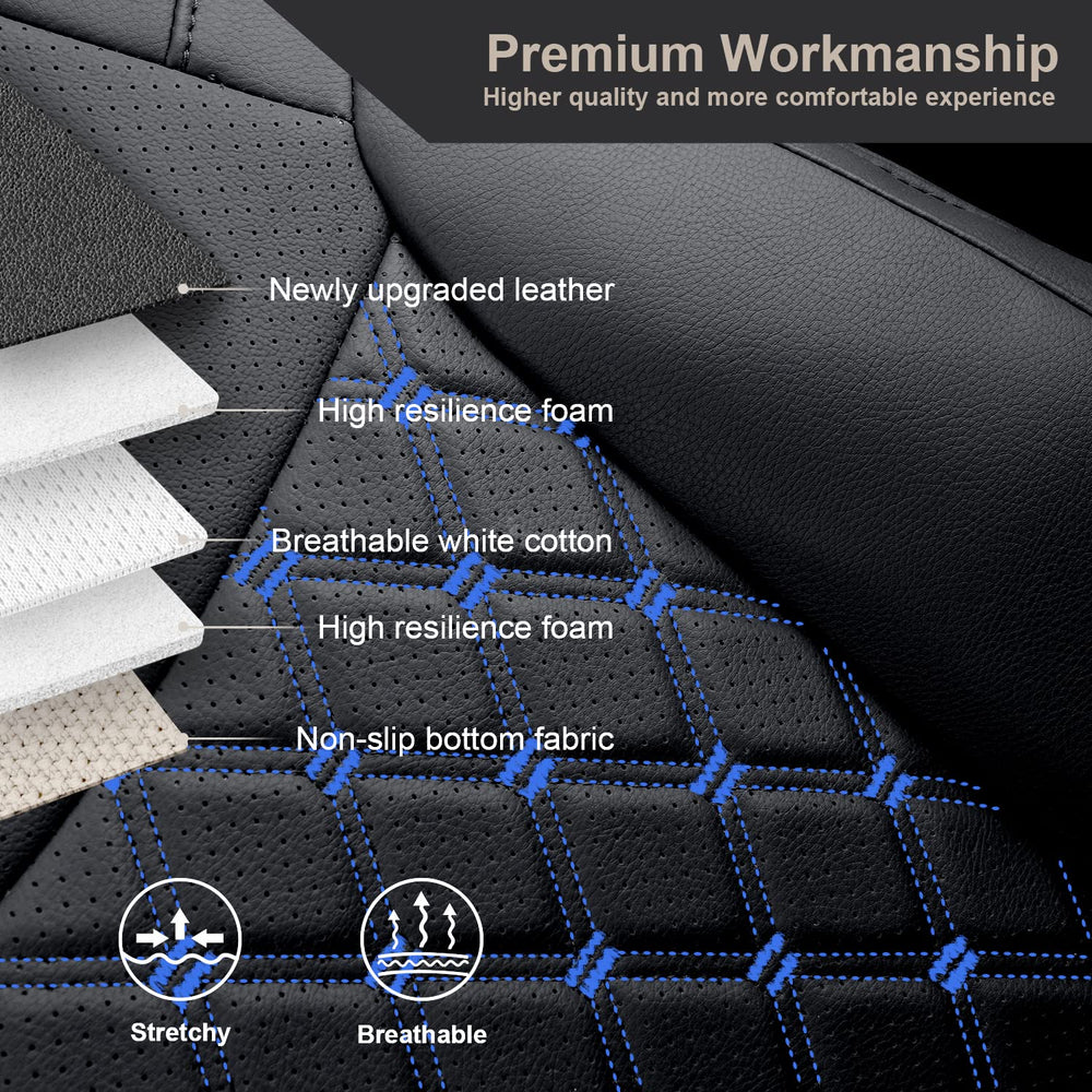 GIANT PANDA soft-leather close-up for comfort and easy cleaning
