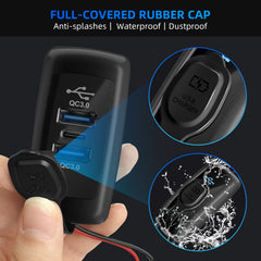 Gibbab surface-mount design fits RV dashboards and marine panels.