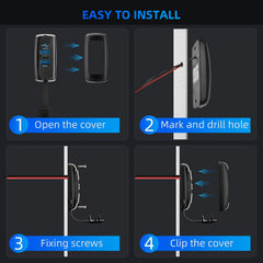 Gibbab dust and water protection lid keeps ports safe.