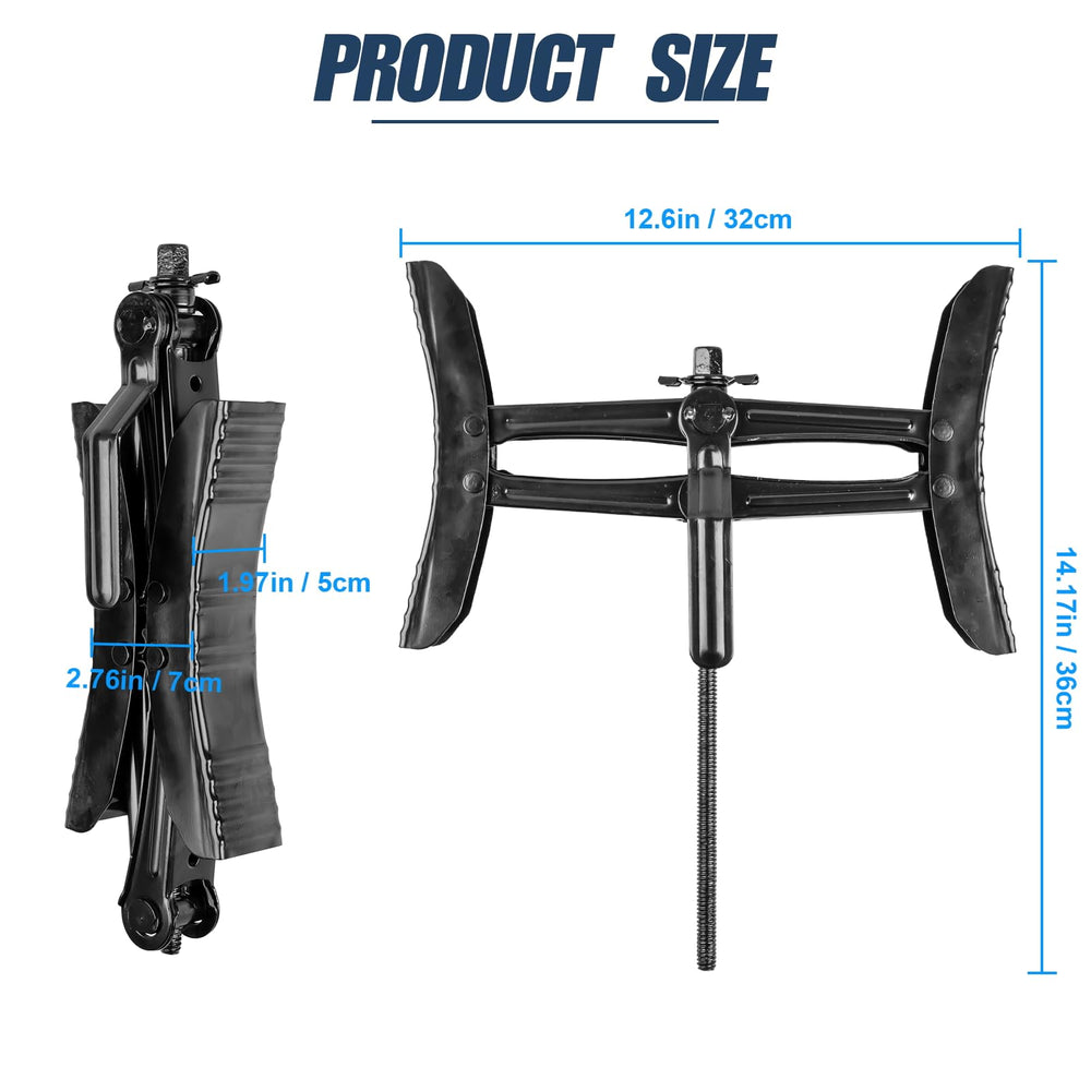 Gickbusus installation step shows easy unfolding and locking between wheels